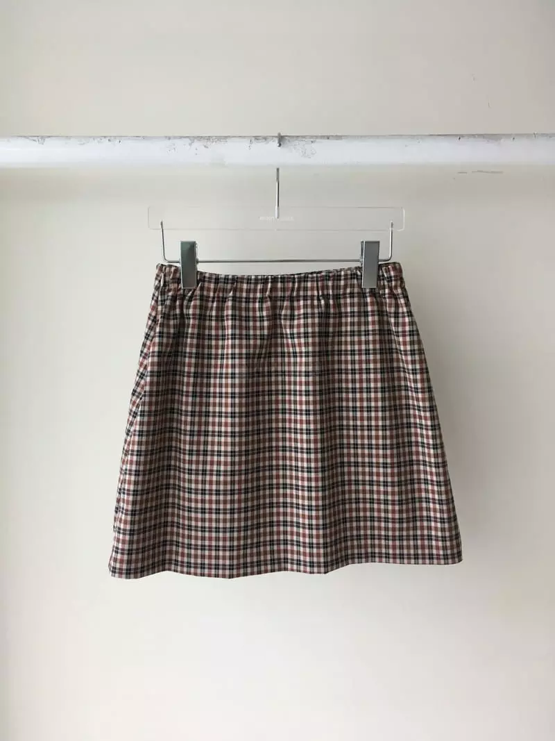 Soapyroom - Korean Women Fashion - #momslook - Paul Check Skirt - 9