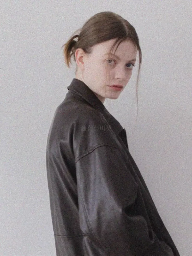 Soapyroom - Korean Women Fashion - #momslook - Eddie Leather Jacket
