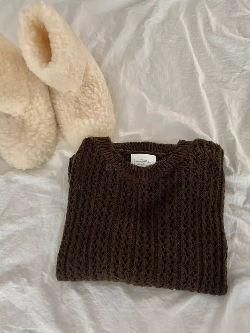 Soapyroom - Korean Women Fashion - #momslook - Shushu Alpaca Knit Tee - 12