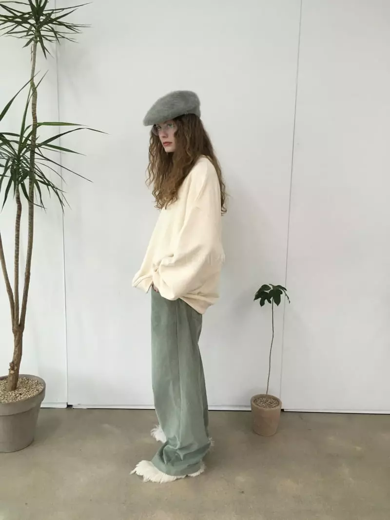 Soapyroom - Korean Women Fashion - #momslook - Melon Corduroy Pants - 8