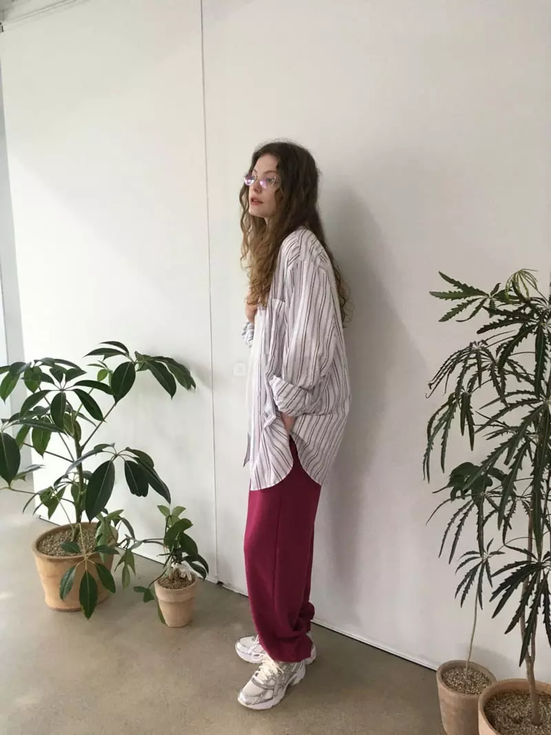 Soapyroom - Korean Women Fashion - #thelittlethings - Rinkle Stripes Shirt - 4