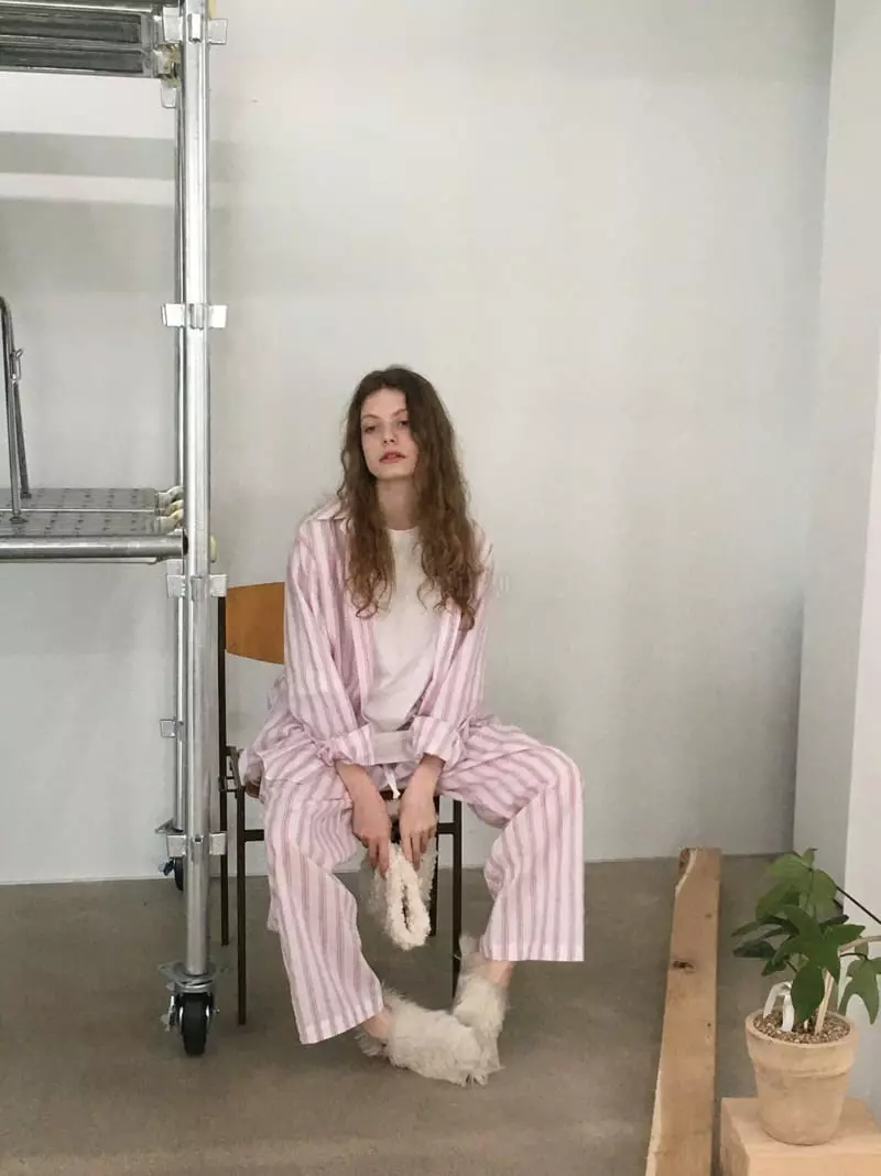 Soapyroom - Korean Women Fashion - #momslook - Rinkle Stripes Shirt - 8