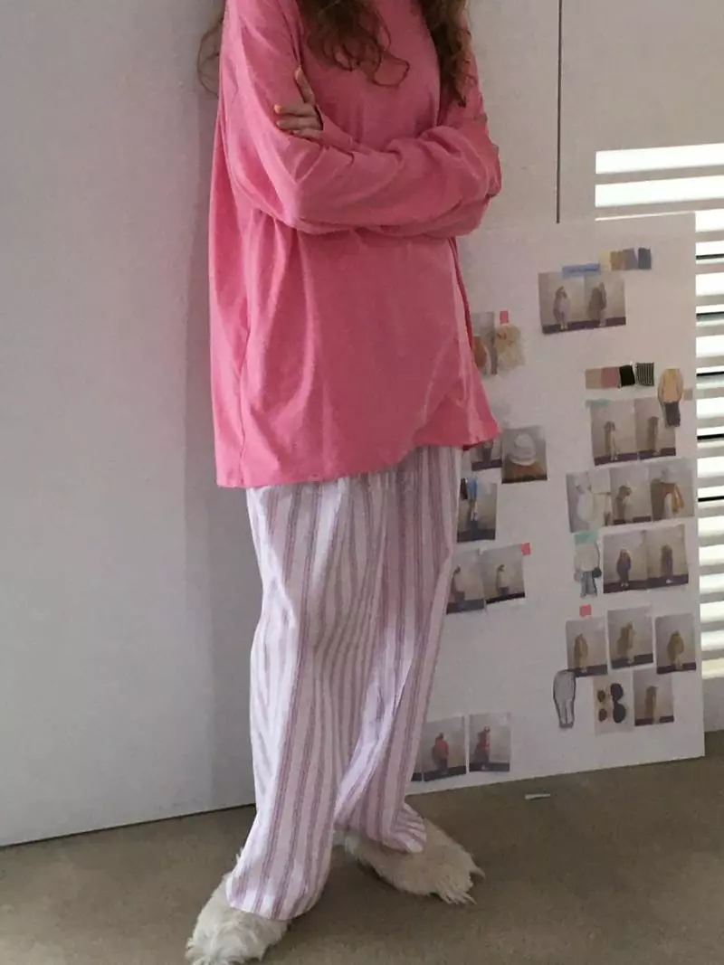 Soapyroom - Korean Women Fashion - #momslook - Rinkle Stripes Pants - 5