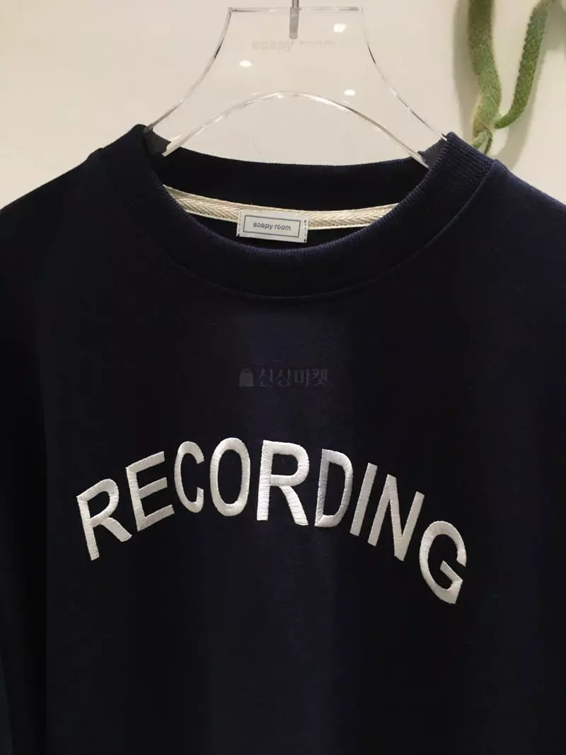 Soapyroom - Korean Women Fashion - #momslook - Recording Sweatshirt - 3