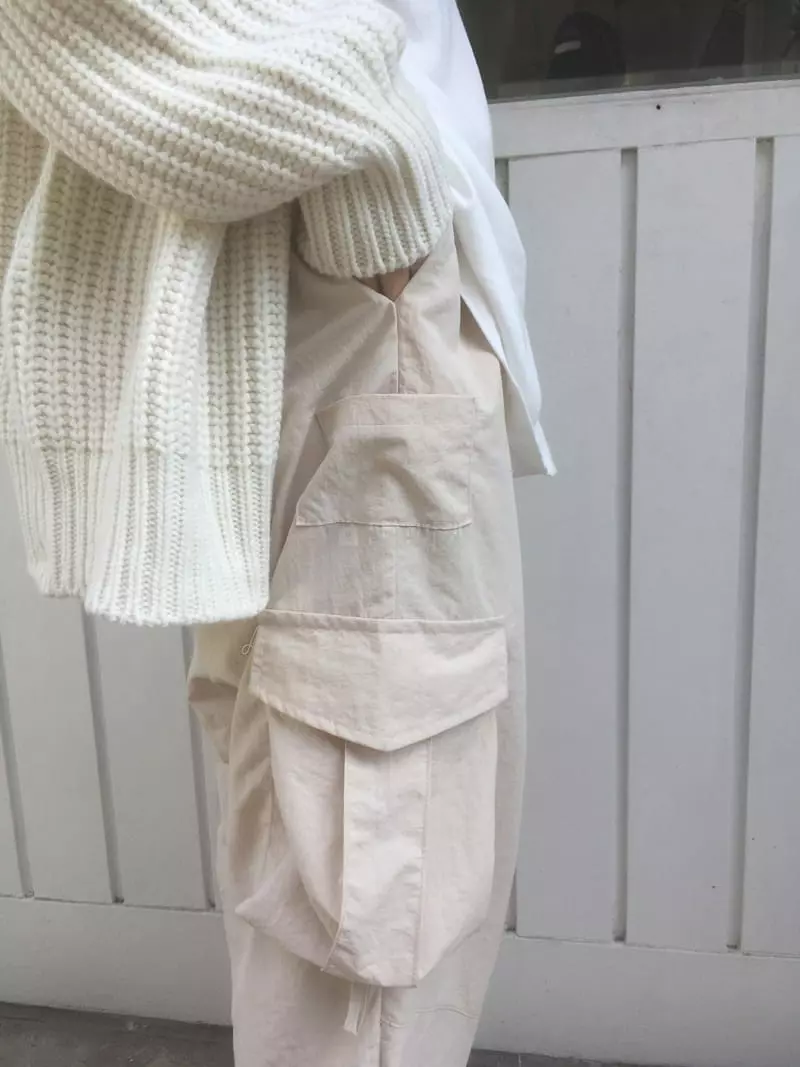 Soapyroom - Korean Women Fashion - #pursuepretty - Salt Cargo Pants - 5