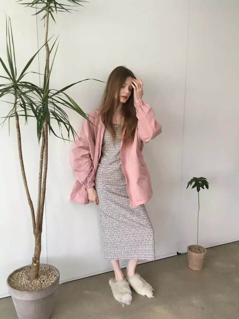 Soapyroom - Korean Women Fashion - #restrostyle - Berry One-piece - 3