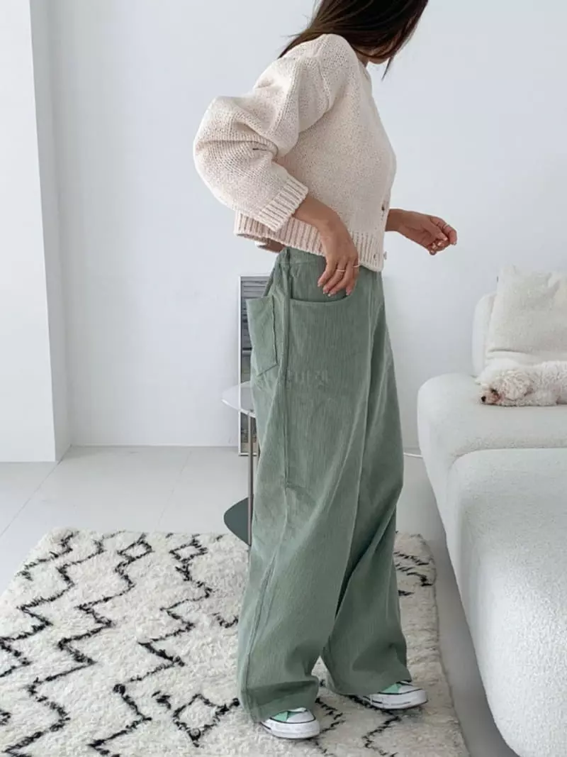 Soapyroom - Korean Women Fashion - #thelittlethings - Melon Corduroy Pants - 5