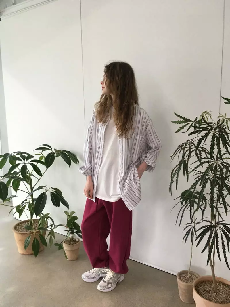 Soapyroom - Korean Women Fashion - #thelittlethings - Rinkle Stripes Shirt - 3