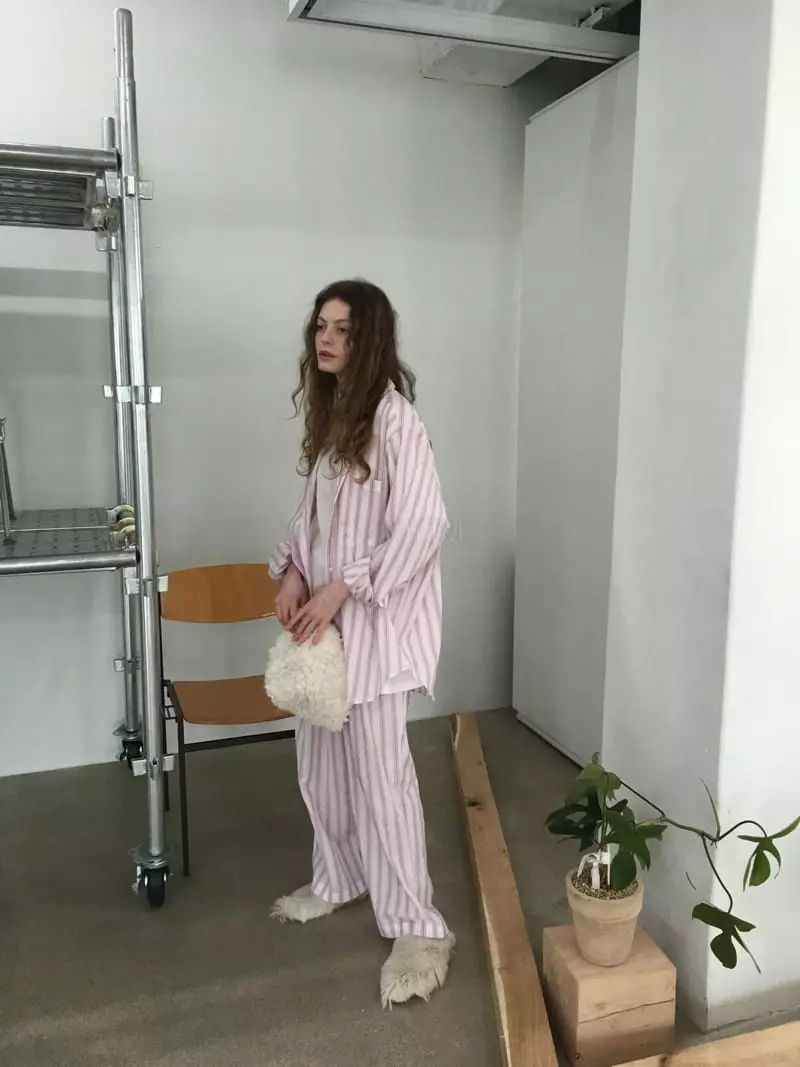 Soapyroom - Korean Women Fashion - #thelittlethings - Rinkle Stripes Pants - 2