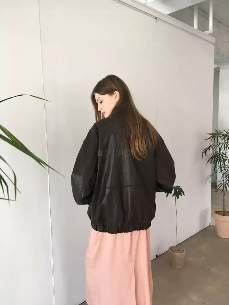 Soapyroom - Korean Women Fashion - #vintagekidsstyle - Eddie Leather Jacket - 8