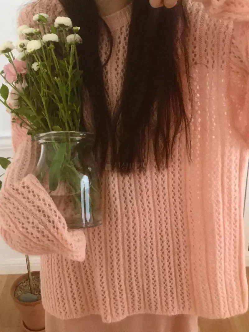 Soapyroom - Korean Women Fashion - #vintagekidsstyle - Shushu Alpaca Knit Tee - 5