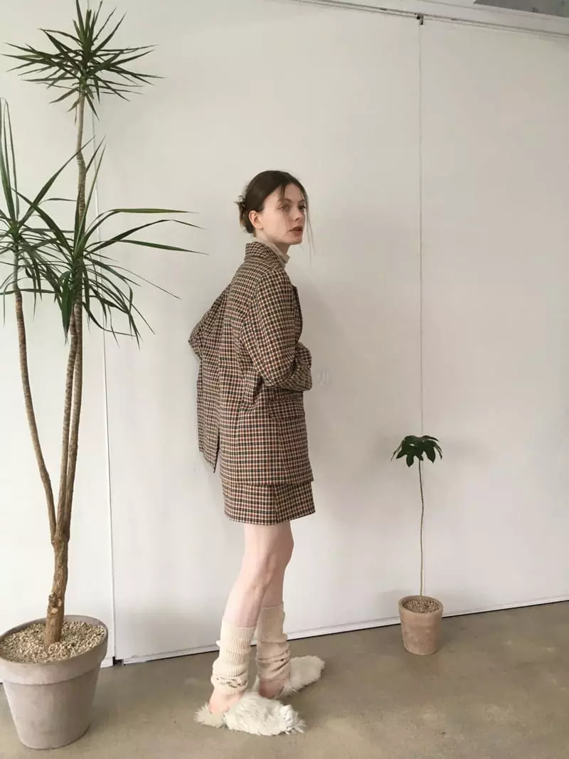 Soapyroom - Korean Women Fashion - #womensfashion - Paul Check Jacket