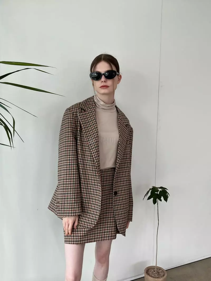 Soapyroom - Korean Women Fashion - #womensfashion - Paul Check Jacket - 11