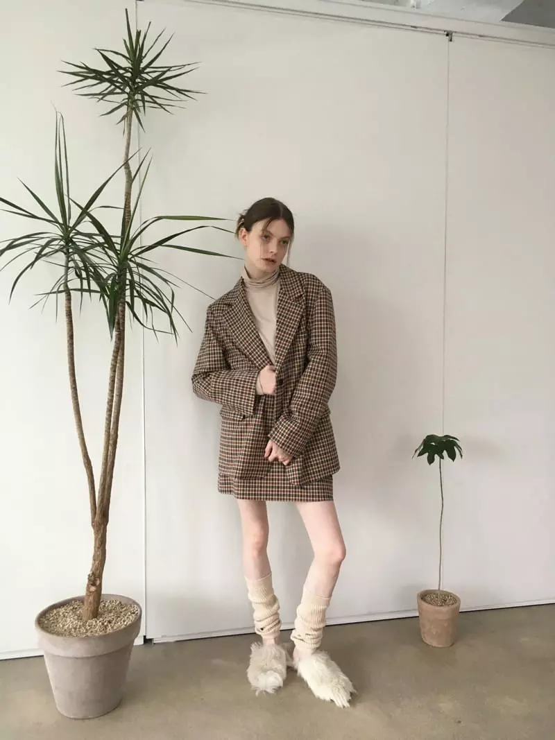 Soapyroom - Korean Women Fashion - #womensfashion - Paul Check Jacket - 3