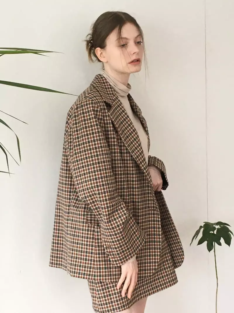Soapyroom - Korean Women Fashion - #womensfashion - Paul Check Jacket - 5
