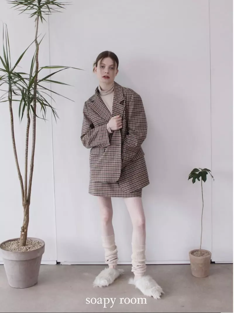 Soapyroom - Korean Women Fashion - #womensfashion - Paul Check Jacket - 7