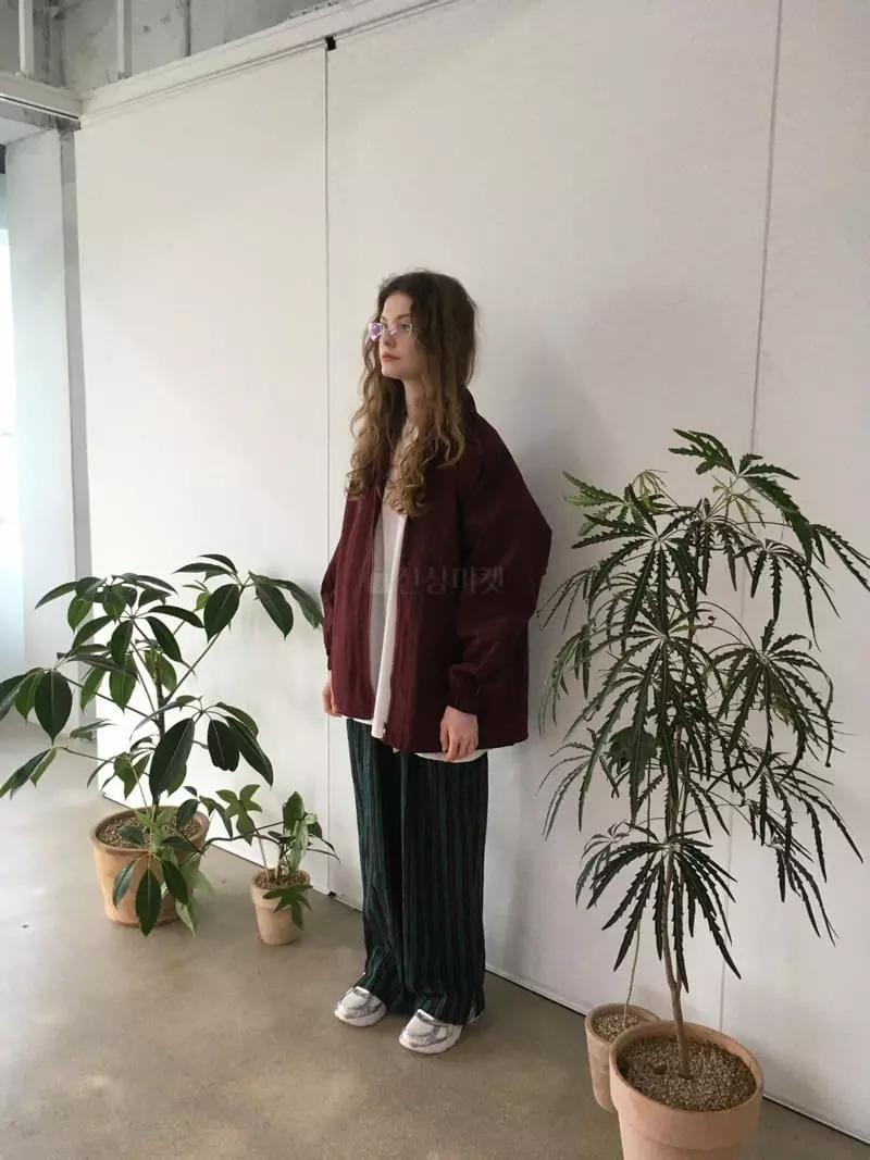 Soapyroom - Korean Women Fashion - #momslook - Park Stripes Pants - 4