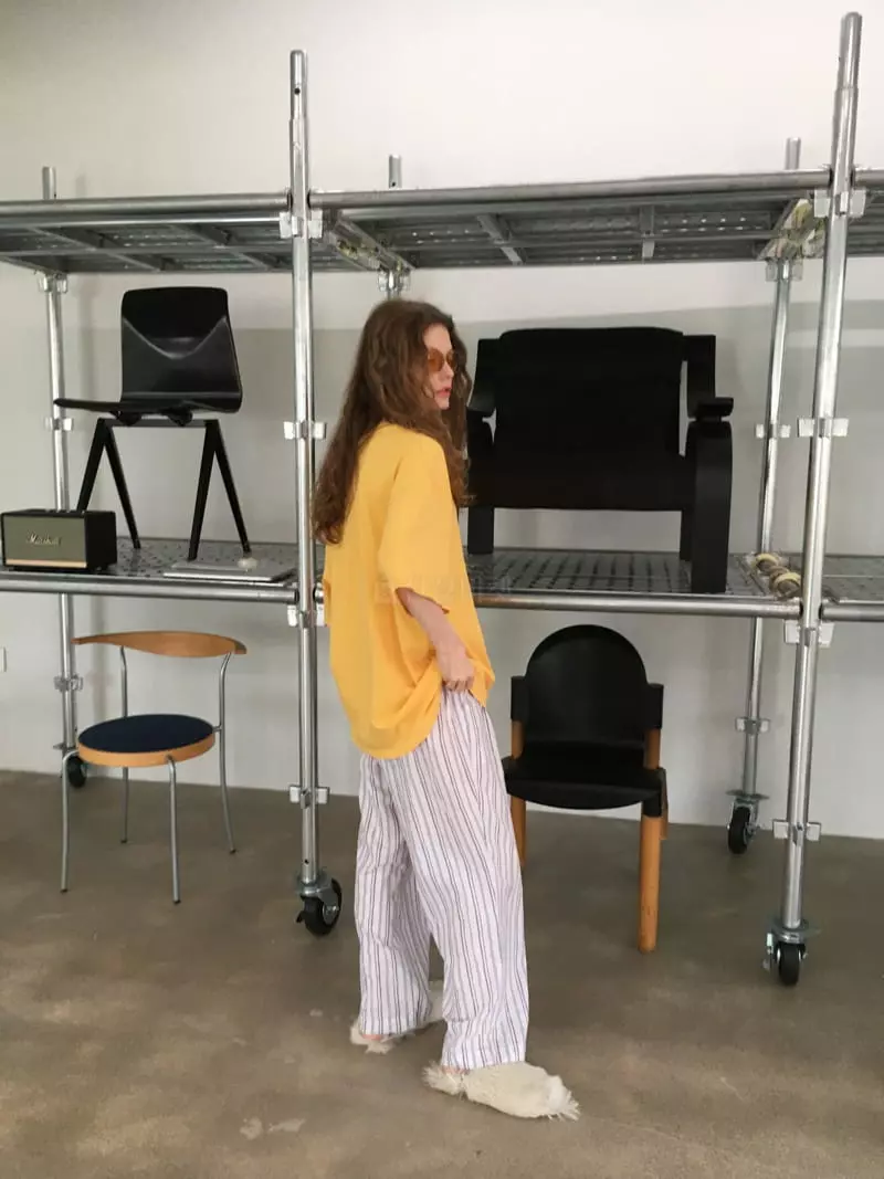 Soapyroom - Korean Women Fashion - #womensfashion - Rinkle Stripes Pants - 8