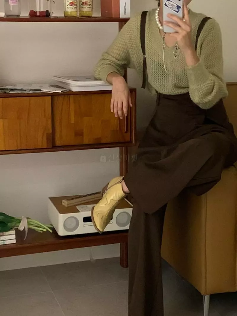 Sof - Korean Women Fashion - #momslook - Fold Pants - 3