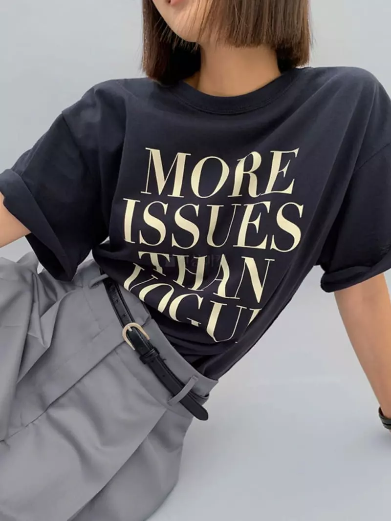 Sof - Korean Women Fashion - #womensfashion - Issue Tee - 4