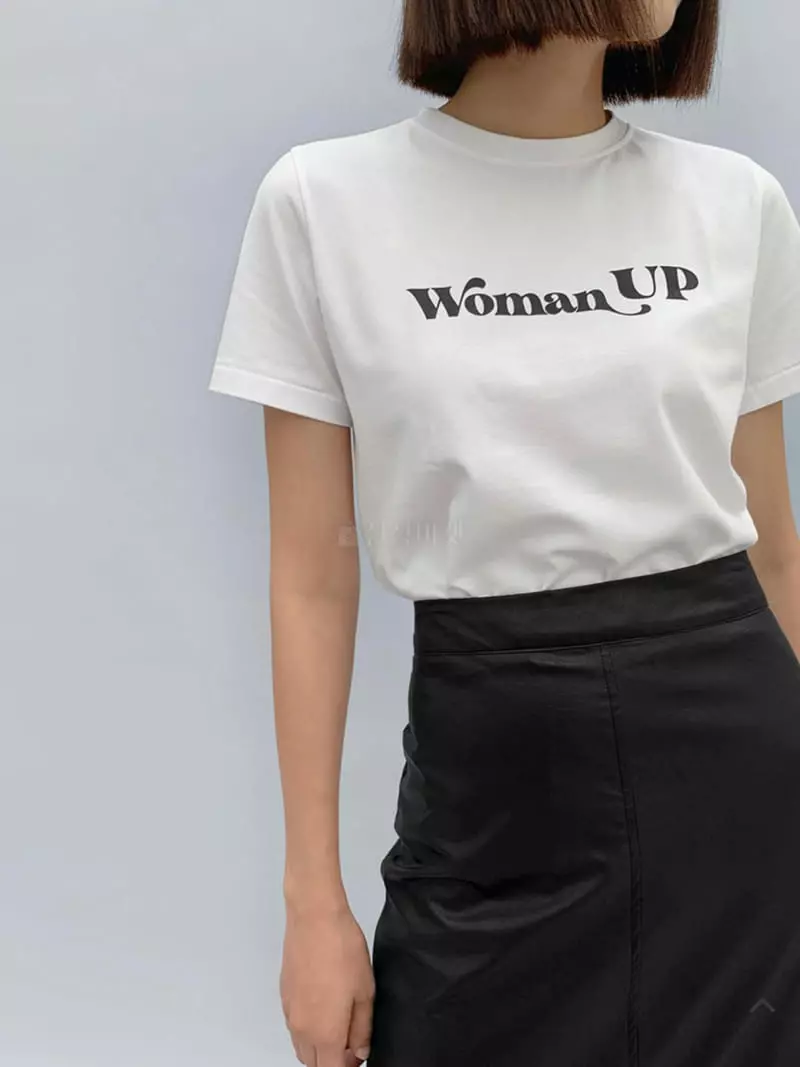 Sof - Korean Women Fashion - #momslook - Women Up Tee