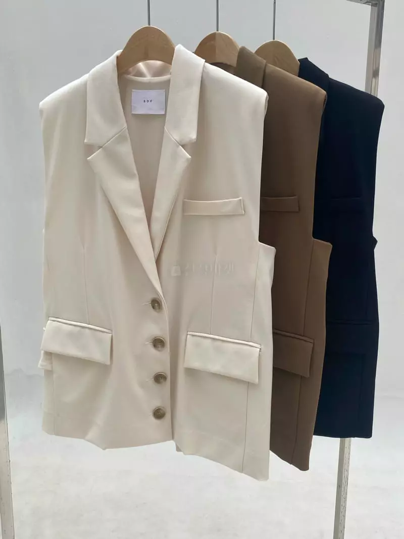 Sof - Korean Women Fashion - #momslook - Mone Vest - 12