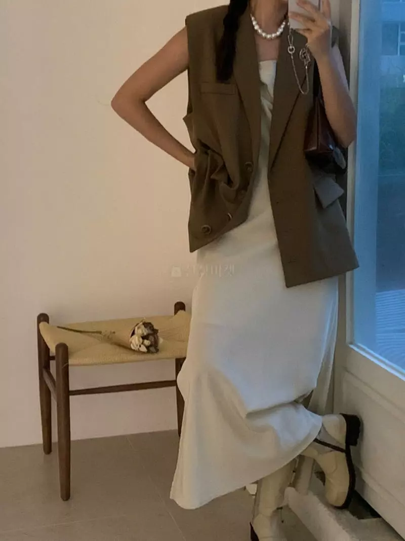 Sof - Korean Women Fashion - #momslook - Mone Vest - 8
