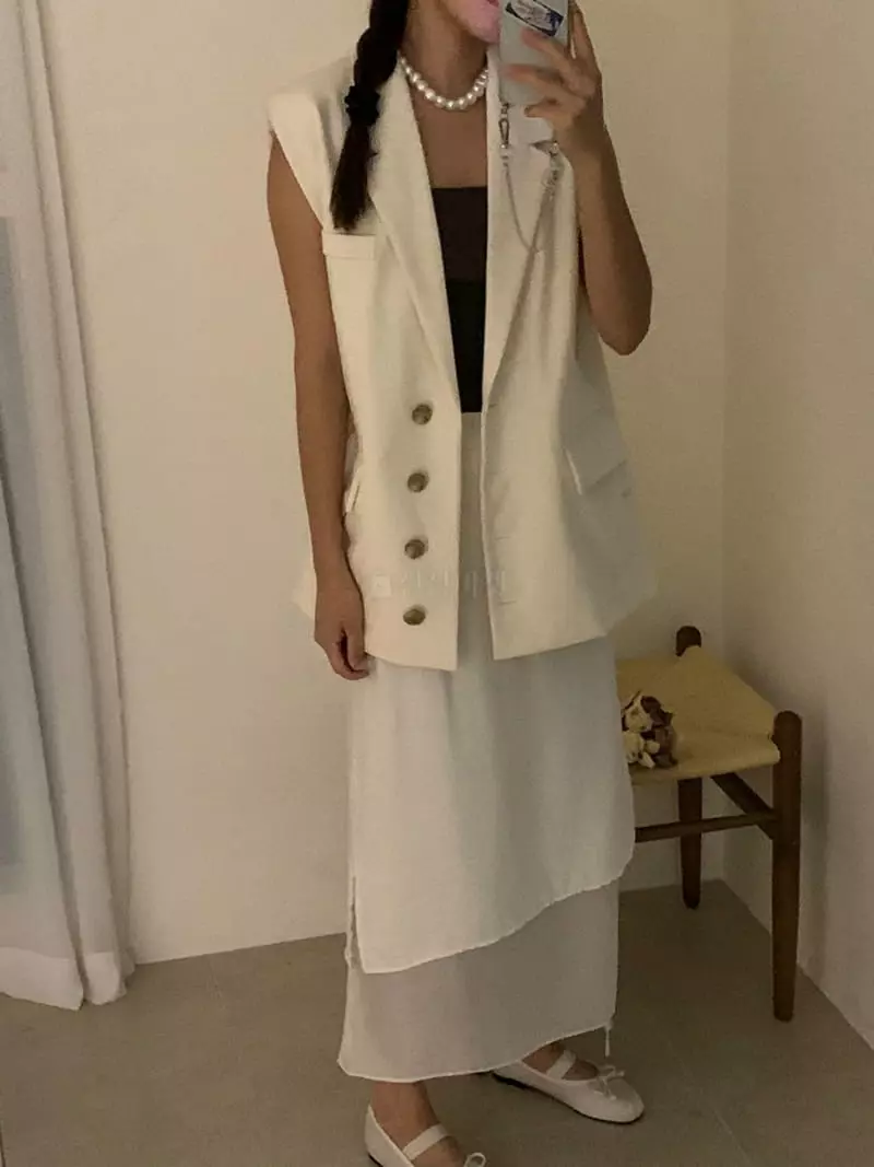 Sof - Korean Women Fashion - #restrostyle - Mone Vest