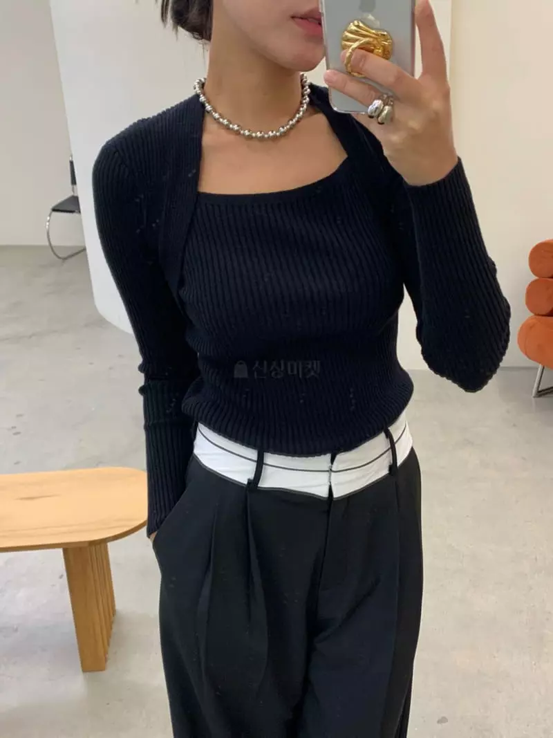 Sof - Korean Women Fashion - #thelittlethings - Shawl Rib Knit Tee - 10