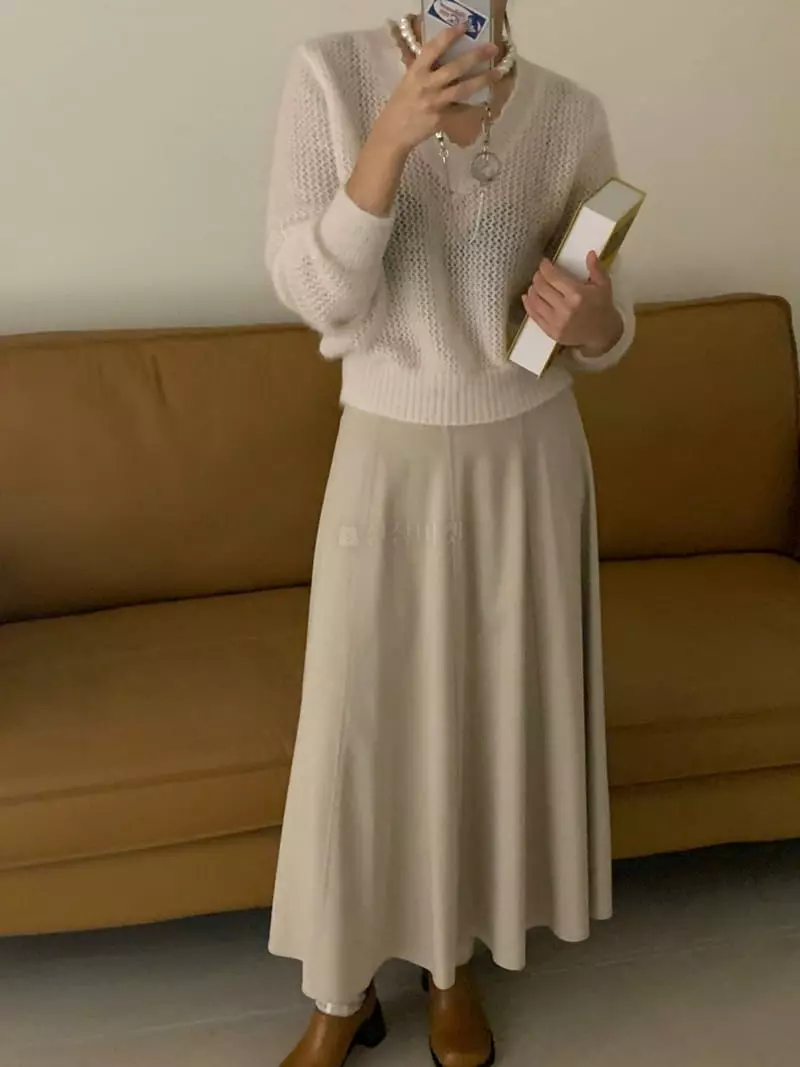Sof - Korean Women Fashion - #thelittlethings - Shiny Knit Tee - 9