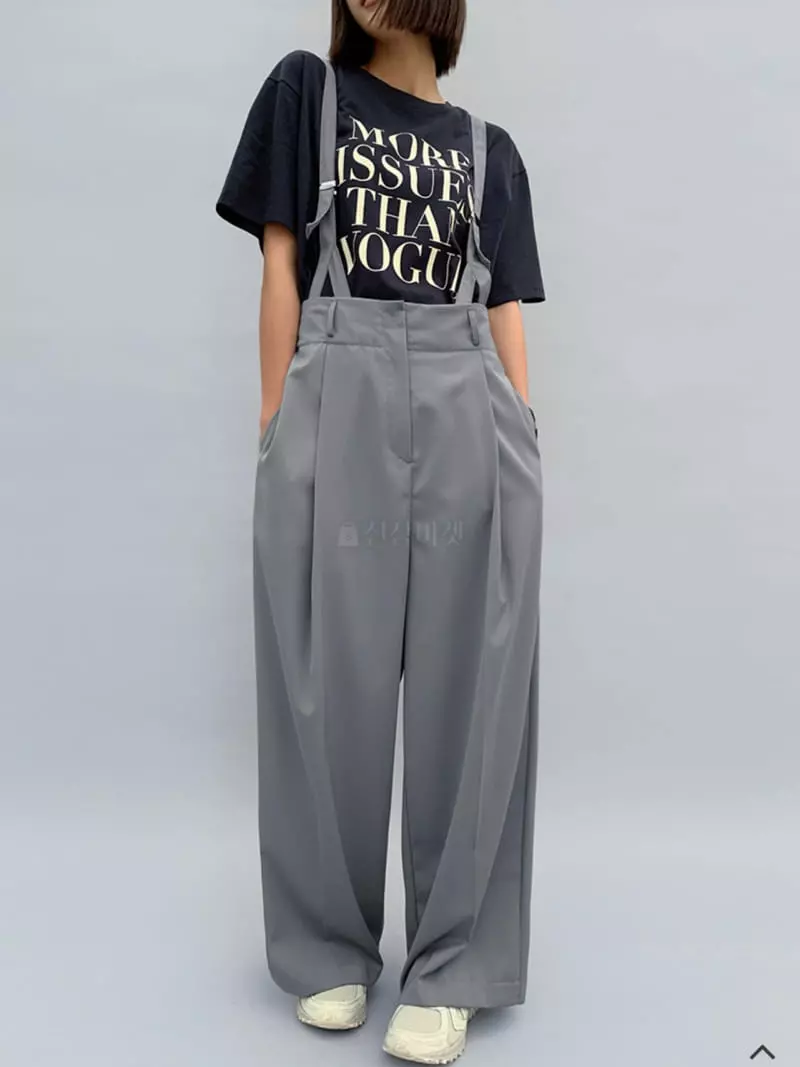 Sof - Korean Women Fashion - #vintageinspired - Fold Pants - 11