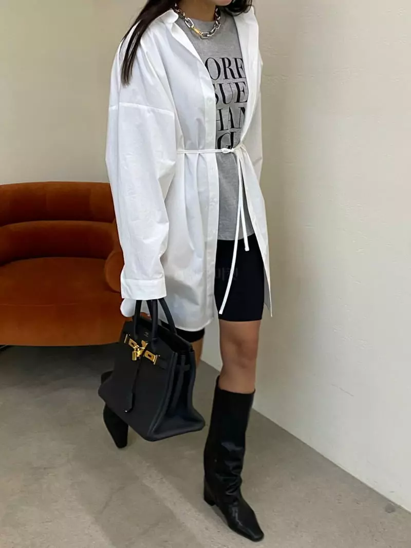 Sof - Korean Women Fashion - #vintageinspired - After Shirt One-piece - 6