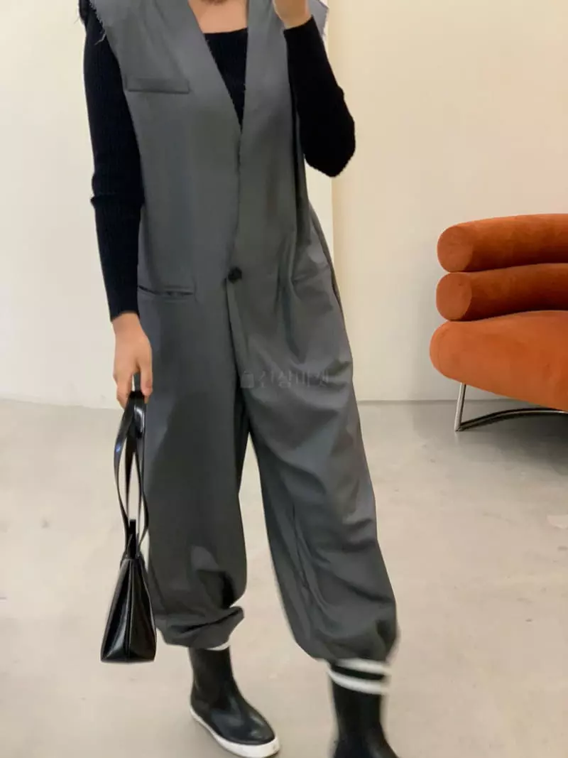 Sof - Korean Women Fashion - #vintageinspired - Sandder Jumpsuit