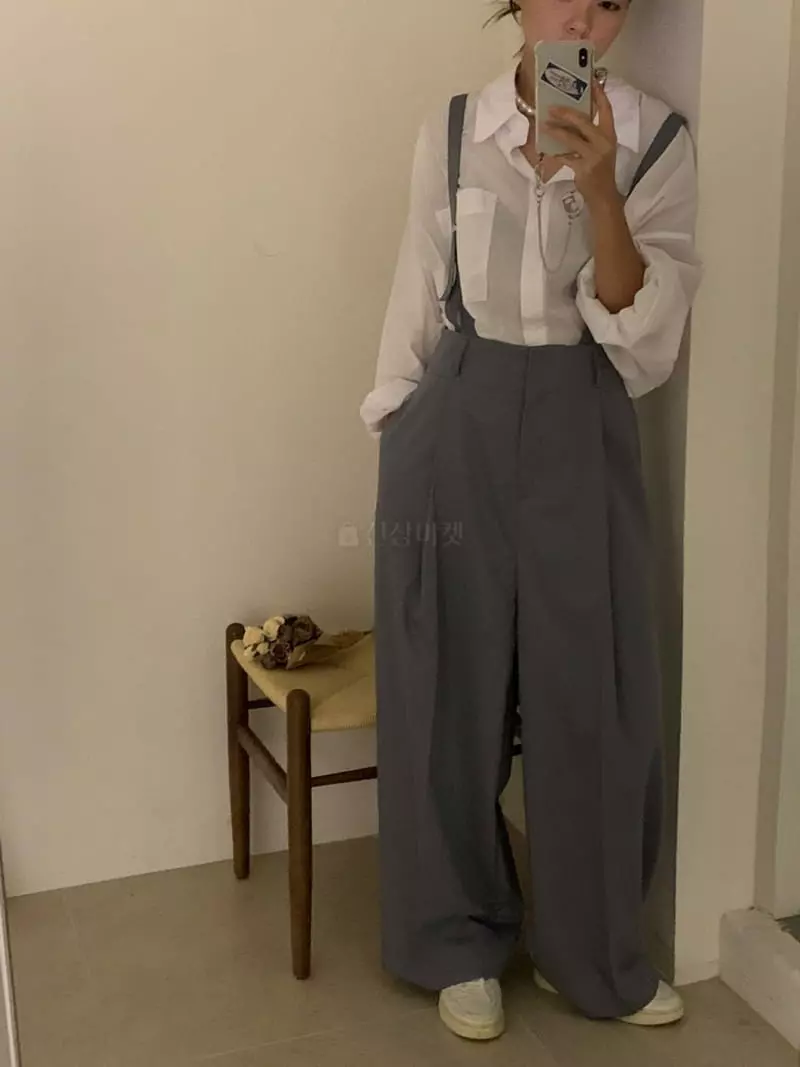 Sof - Korean Women Fashion - #womensfashion - Fold Pants - 6