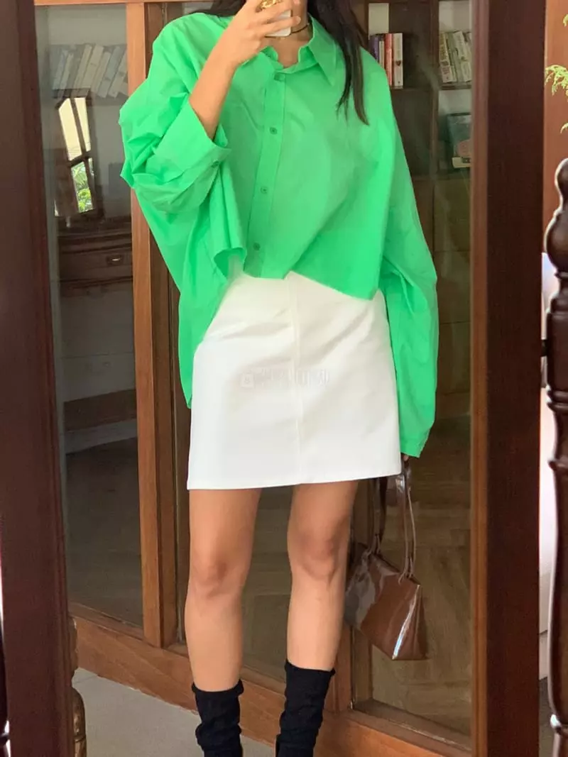 Sof - Korean Women Fashion - #womensfashion - Vivid Shirt - 11