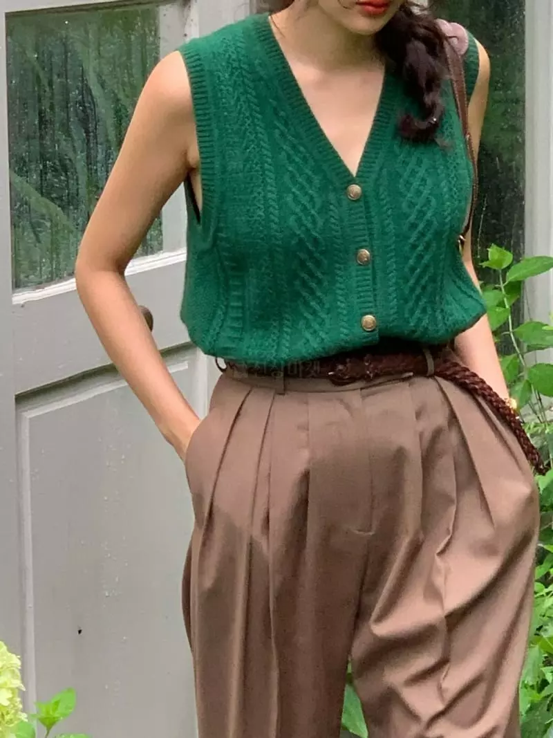 Sold Out - Korean Women Fashion - #momslook - Fox Racoon Vest