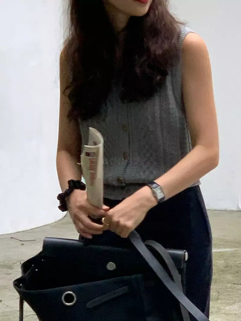 Sold Out - Korean Women Fashion - #momslook - Fox Racoon Vest - 5