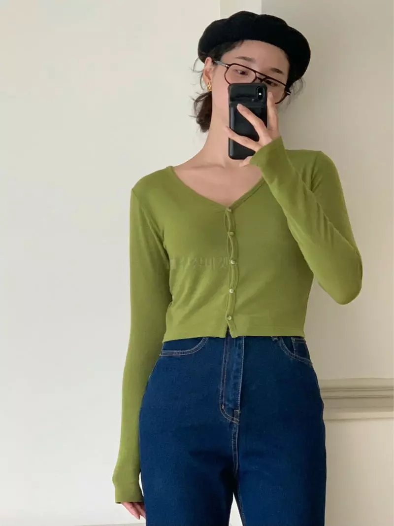 Sold Out - Korean Women Fashion - #womensfashion - Easwy Cardigan - 4