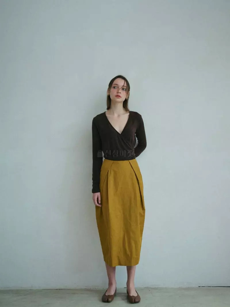 Sold Out - Korean Women Fashion - #momslook - Winny Wrap Tee - 7