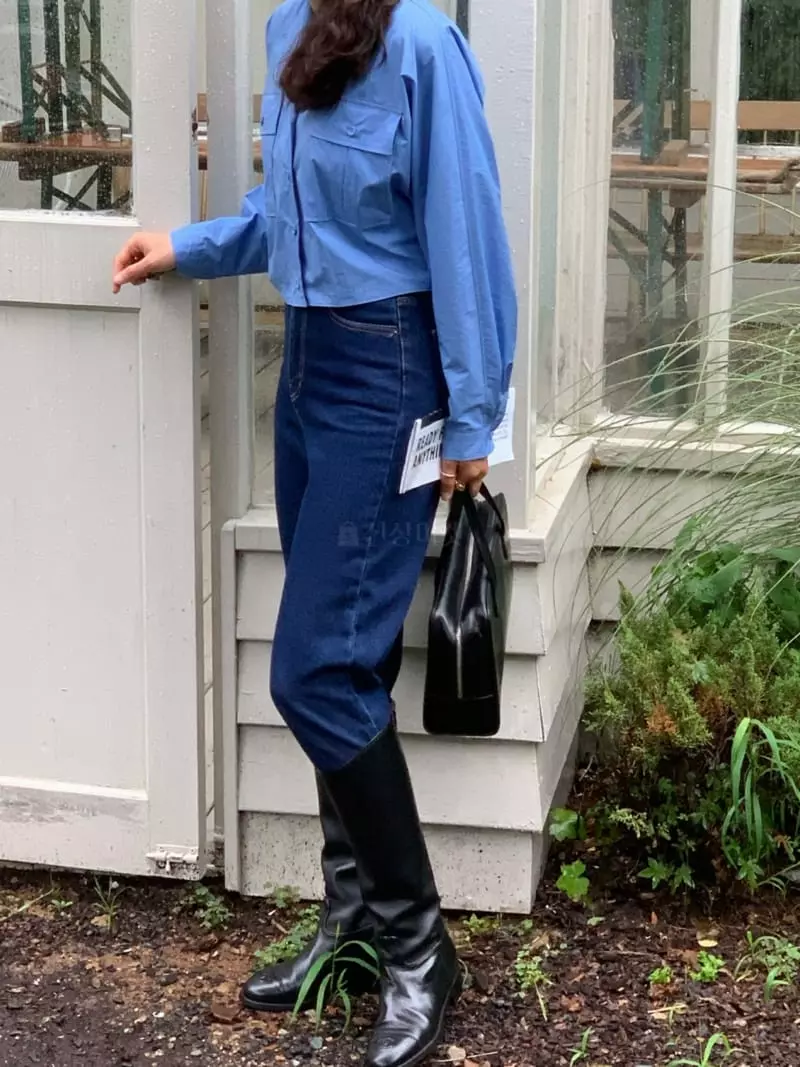 Sold Out - Korean Women Fashion - #momslook - Endy Pocket Shirt - 2