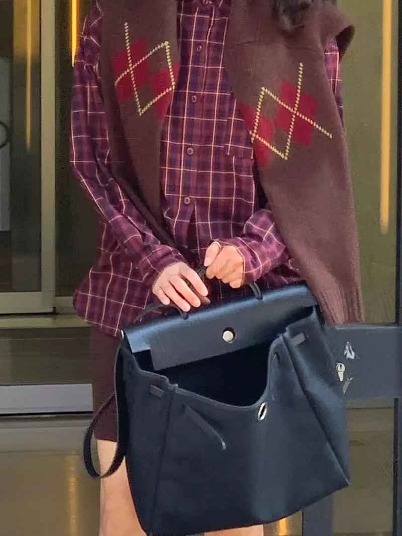 Sold Out - Korean Women Fashion - #momslook - Stay Check Shirt - 10