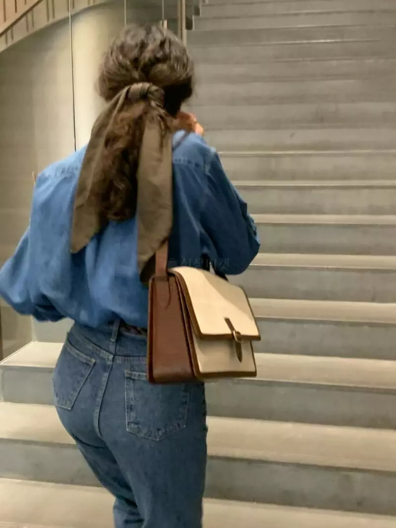 Sold Out - Korean Women Fashion - #momslook - Basic Denim Shirt - 6