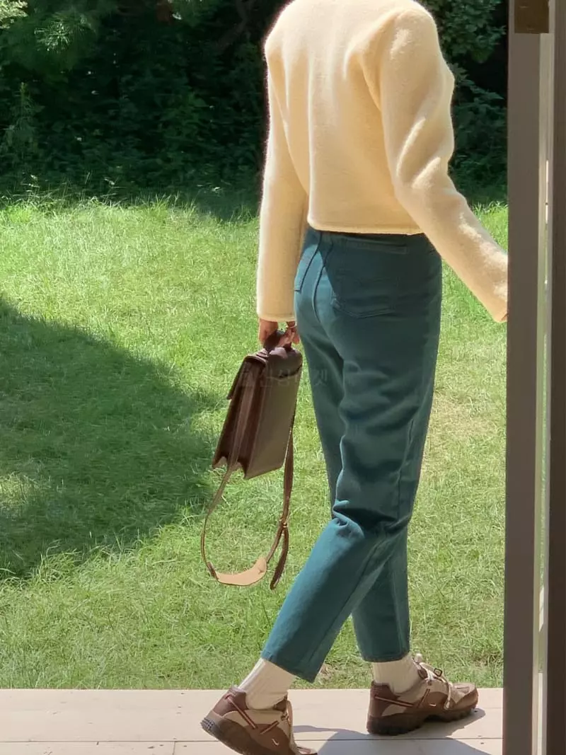 Sold Out - Korean Women Fashion - #momslook - Moment Pocket Jeans - 3