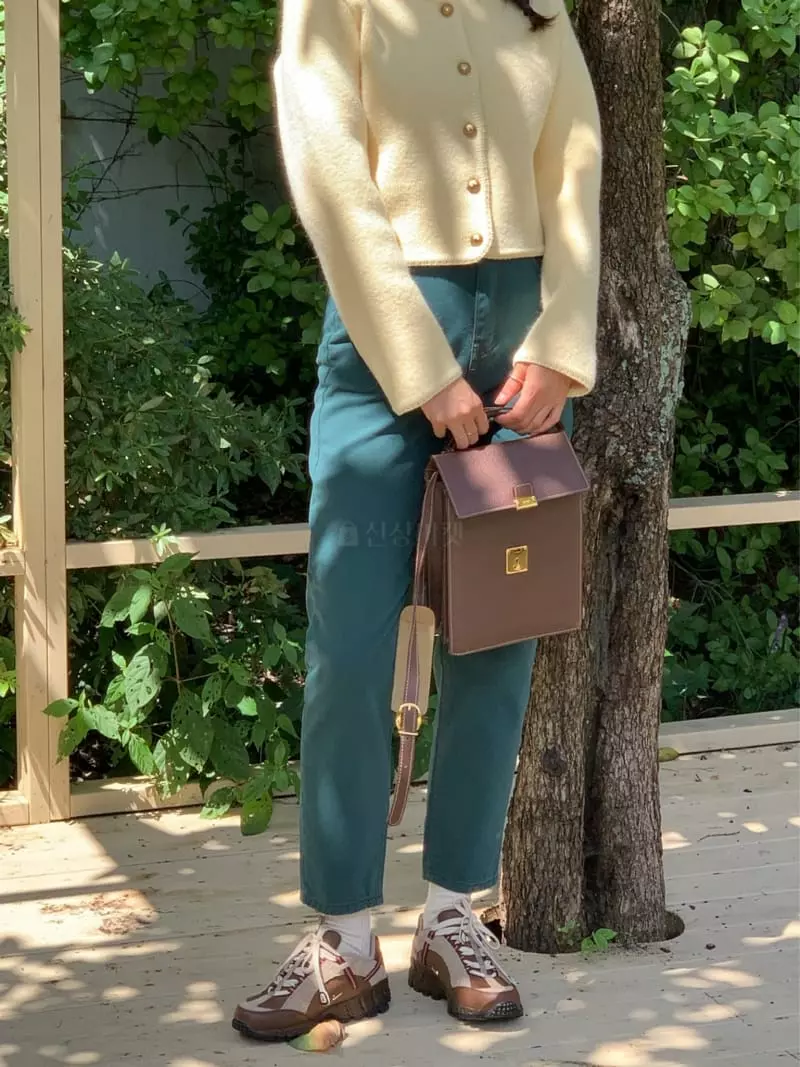 Sold Out - Korean Women Fashion - #momslook - Moment Pocket Jeans - 5