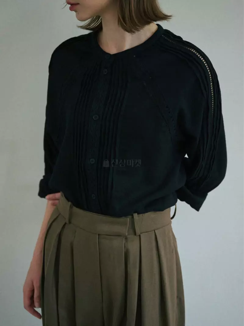 Sold Out - Korean Women Fashion - #womensfashion - Maybe Pintuck  Blouse - 4