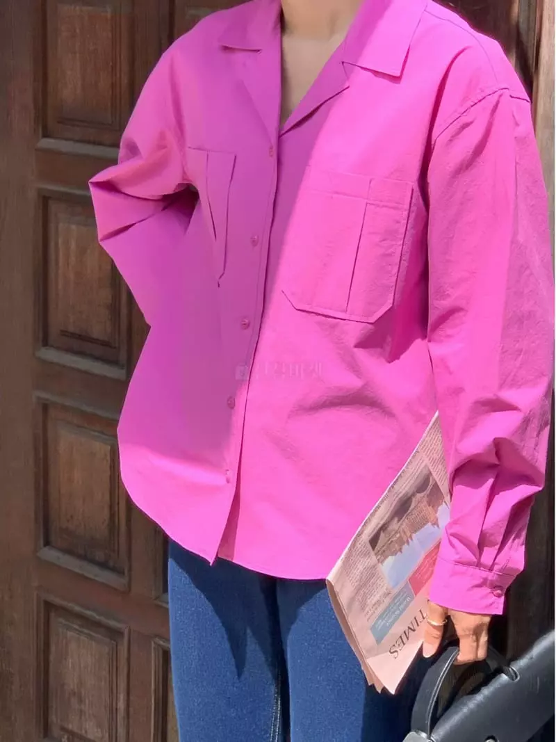 Sold Out - Korean Women Fashion - #momslook - Dif Over SHIrt - 5