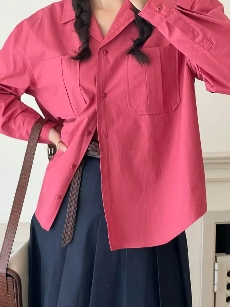 Sold Out - Korean Women Fashion - #momslook - Dif Over SHIrt - 6