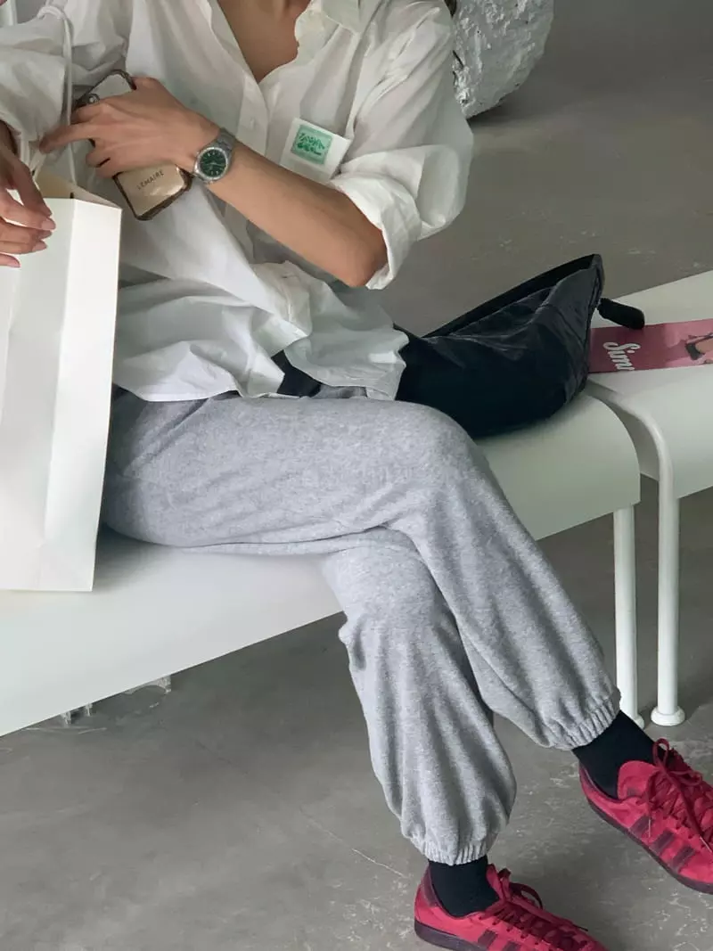 Sold Out - Korean Women Fashion - #momslook - Terry Pants - 3
