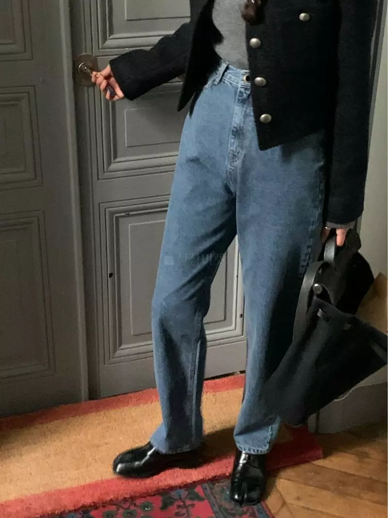 Sold Out - Korean Women Fashion - #momslook - Mogan Denim Jeans - 2