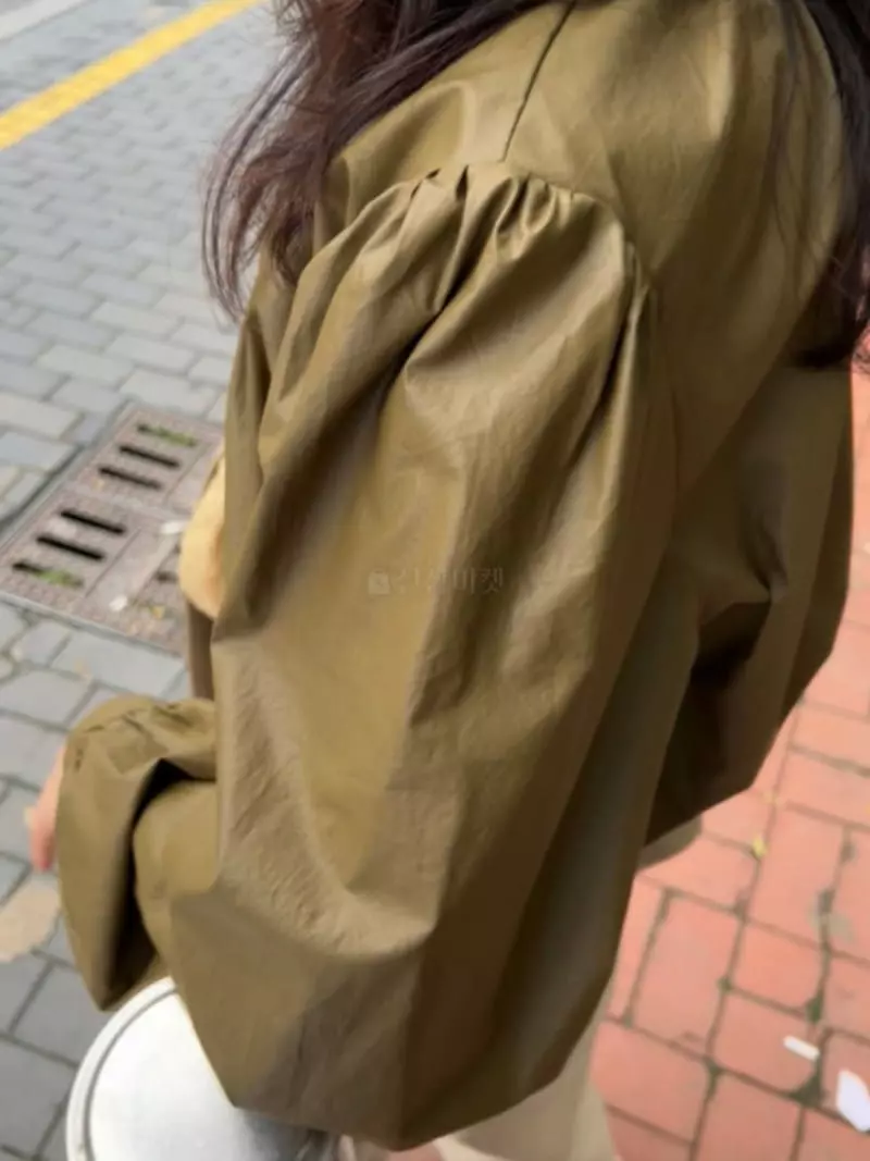 Sold Out - Korean Women Fashion - #momslook - Round Shirring Blouse - 2